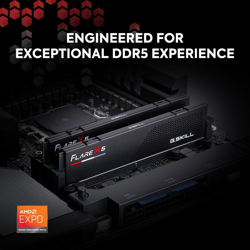 G.SKILL Flare X5 Series (AMD Expo) DDR5 RAM 32GB (2x16GB) 6000MT/s CL36-36-36-96