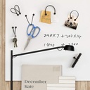 SMART&COOL Reusable Silicone Magnetic Cable Ties | Organize and Bundle Cables, Assorted Colors, 7.16" | 10-Pack (Black)