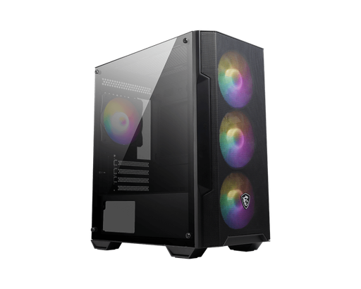 MSI MAG FORGE M100A Cajón para computadora con 4 ventiladores ARGB Pre-Instalados